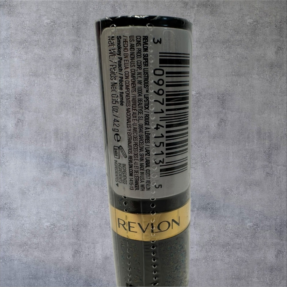 Revlon Super Lustrous Matte Lipstick 013 Smoked Peach .15oz New Sealed Warm Nude - Picture 3 of 3